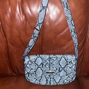 London Fog Snakeprint Handbag